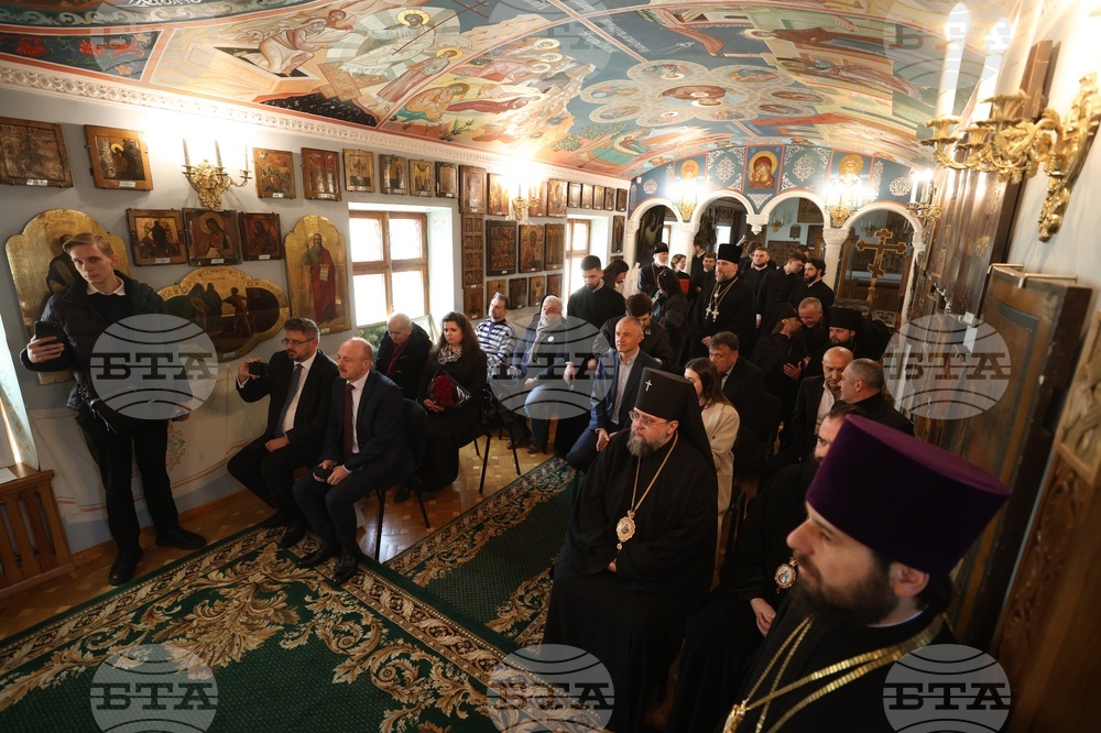 Украйна - Одеска духовна семинария - Добри Чинтулов - плоча - откриване