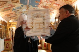 Украйна - Одеска духовна семинария - Добри Чинтулов - плоча - откриване