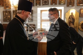 Ukraine - Odessa Theological Seminary Dobri Chintulov - Plaque - Opening