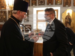 Ukraine - Odessa Theological Seminary Dobri Chintulov - Plaque - Opening