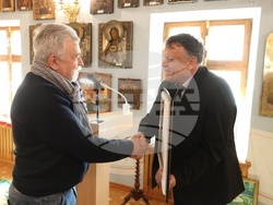 Ukraine - Odessa Theological Seminary Dobri Chintulov - Plaque - Opening