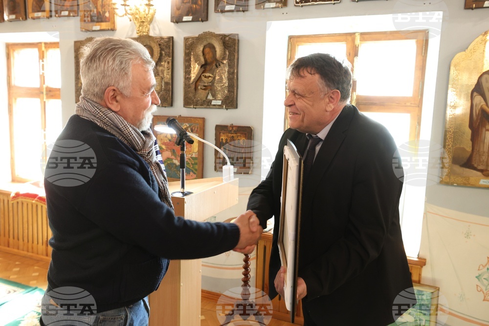 Ukraine - Odessa Theological Seminary Dobri Chintulov - Plaque - Opening