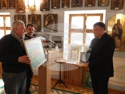 Ukraine - Odessa Theological Seminary Dobri Chintulov - Plaque - Opening