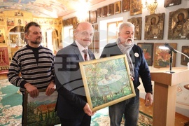 Ukraine - Odessa Theological Seminary Dobri Chintulov - Plaque - Opening