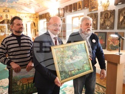 Ukraine - Odessa Theological Seminary Dobri Chintulov - Plaque - Opening