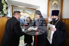 Ukraine - Odessa Theological Seminary Dobri Chintulov - Plaque - Opening
