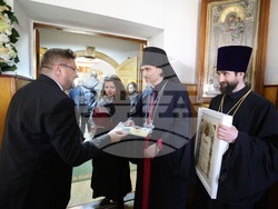 Ukraine - Odessa Theological Seminary Dobri Chintulov - Plaque - Opening