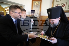 Ukraine - Odessa Theological Seminary Dobri Chintulov - Plaque - Opening