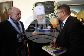 Ukraine - Odessa Theological Seminary Dobri Chintulov - Plaque - Opening