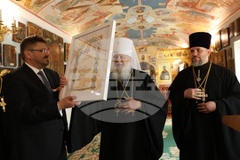 Ukraine - Odessa Theological Seminary Dobri Chintulov - Plaque - Opening