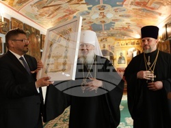 Ukraine - Odessa Theological Seminary Dobri Chintulov - Plaque - Opening