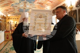 Ukraine - Odessa Theological Seminary Dobri Chintulov - Plaque - Opening