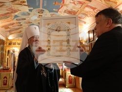 Ukraine - Odessa Theological Seminary Dobri Chintulov - Plaque - Opening