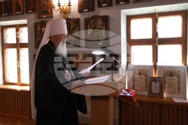 Ukraine - Odessa Theological Seminary Dobri Chintulov - Plaque - Opening