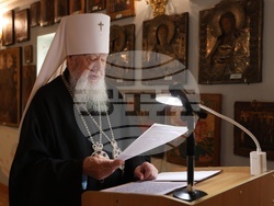 Ukraine - Odessa Theological Seminary Dobri Chintulov - Plaque - Opening