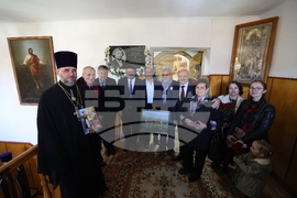 Украйна - Одеска духовна семинария - Добри Чинтулов - плоча - откриване