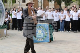 Русе - възстановка по повод на 134 години от написването на българския всеучилищен химн от Стоян Михайловски