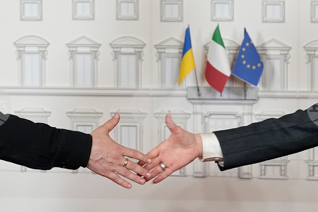 APTOPIX Italy Ukraine