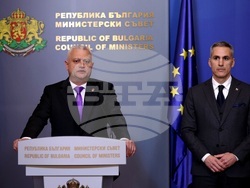 Министерски съвет - Андрей Гюров - брифинг