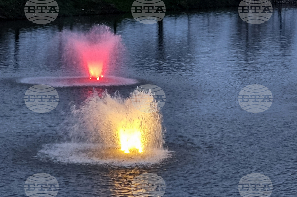 Ямбол - светещи фонтани - река Тунджа