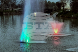 Ямбол - светещи фонтани - река Тунджа