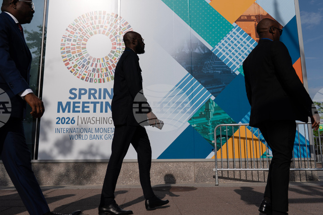 APTOPIX IMF World Economic Outlook