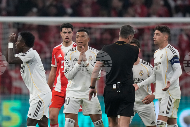 Реал Мадрид няма да подава жалба в УЕФА, въпреки недоволството си от съдийството на мача с Байерн