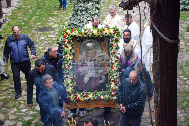 Роженски манастир - литийно шествие