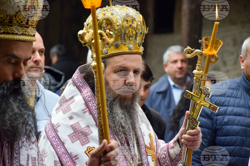 Роженски манастир - литийно шествие - Неврокопски митрополит Серафим