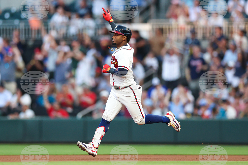 Marlins Braves Baseball