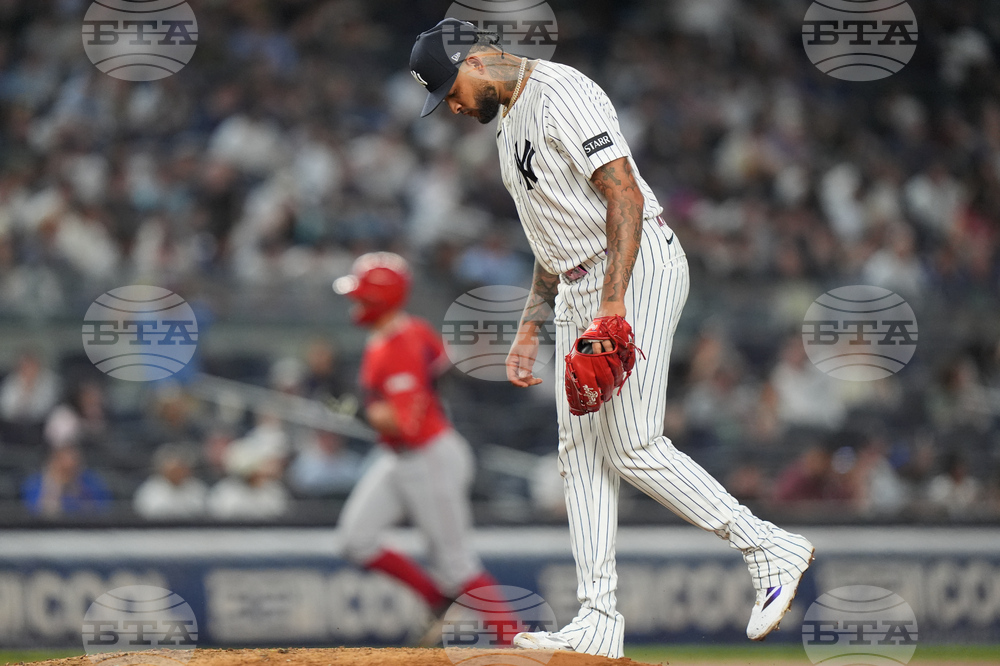 Angels Yankees Baseball