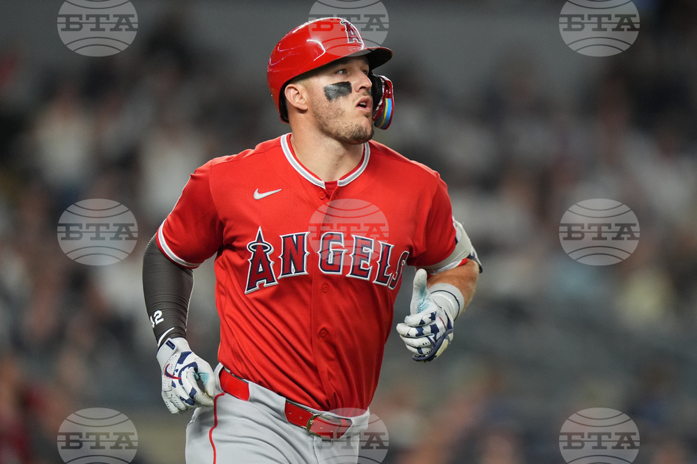 Angels Yankees Baseball