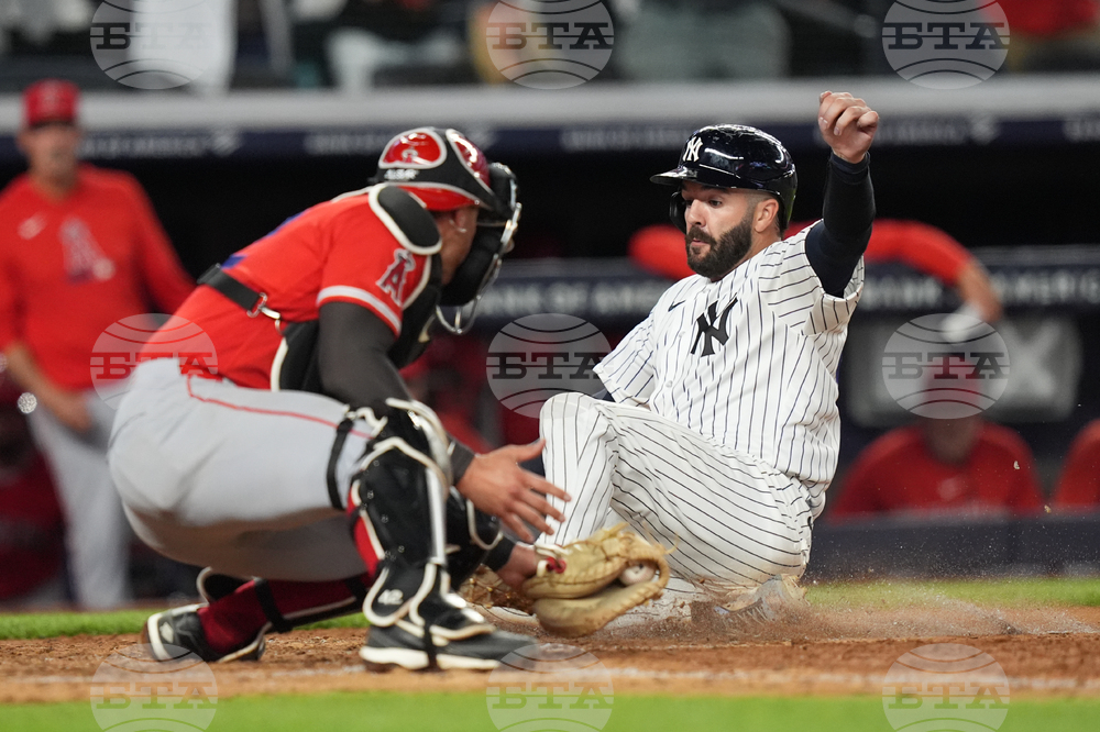 Angels Yankees Baseball