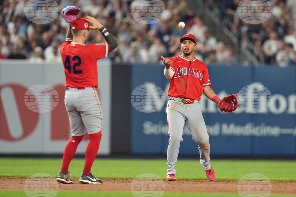 Angels Yankees Baseball
