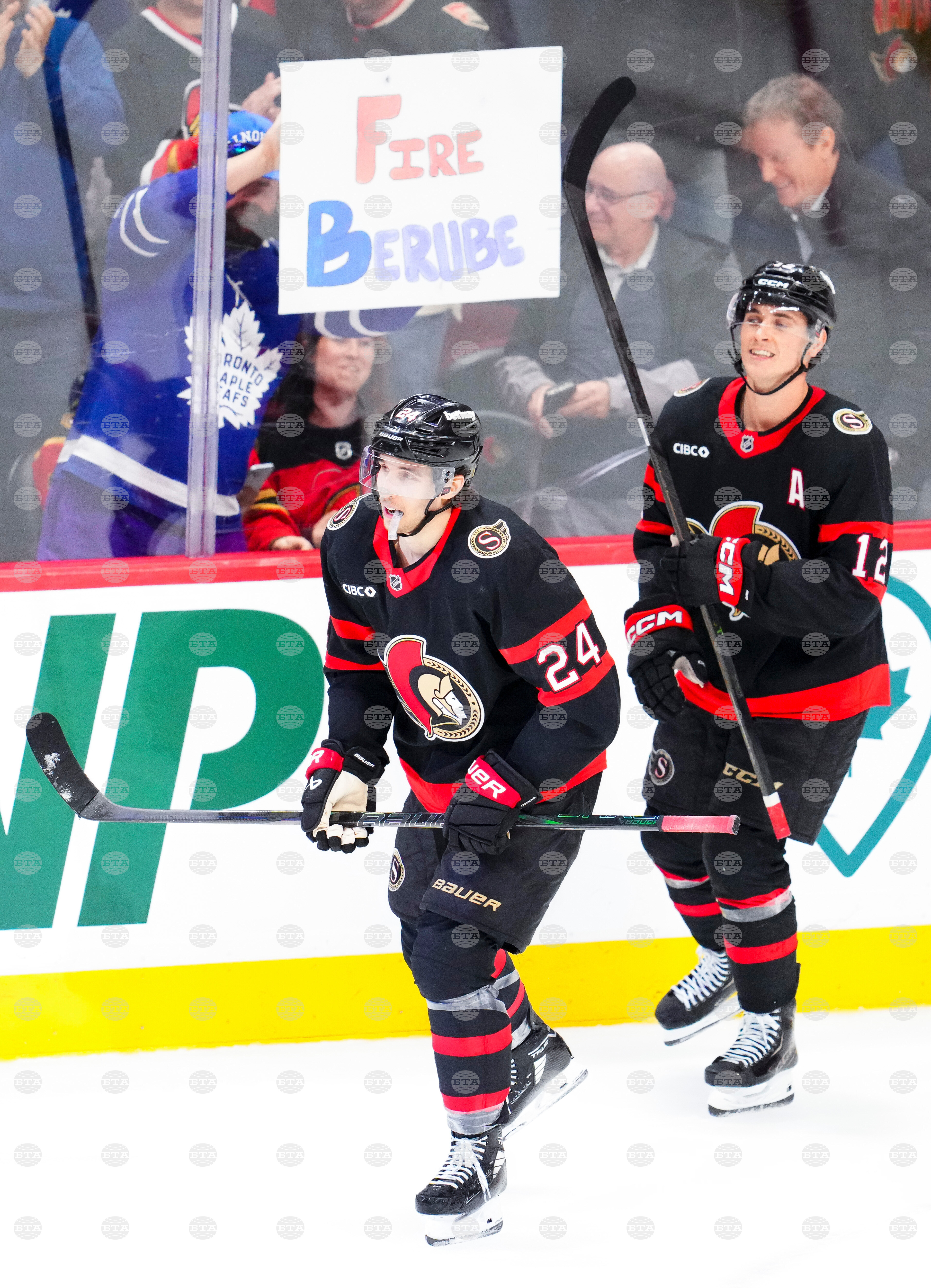 Leafs Senators Hockey