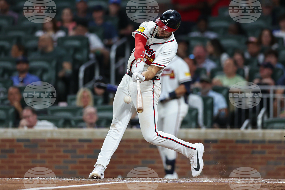 Marlins Braves Baseball