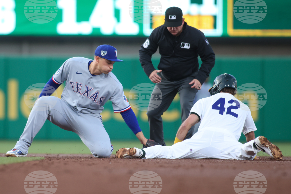 Rangers Athletics Baseball