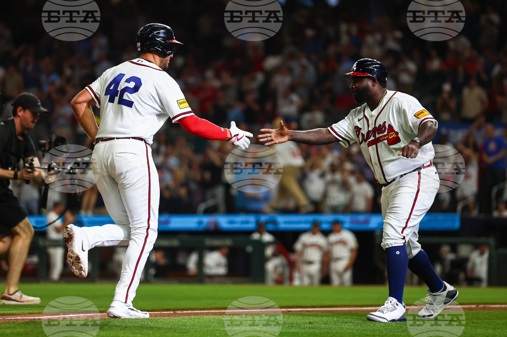 Marlins Braves Baseball