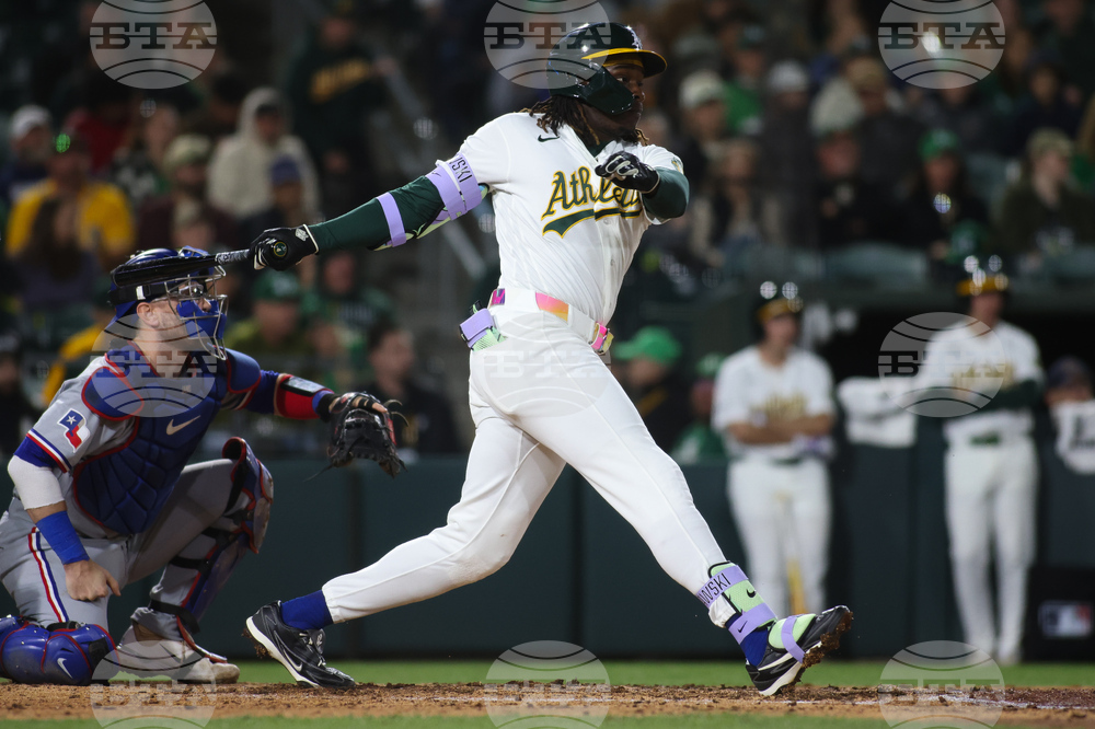 Rangers Athletics Baseball