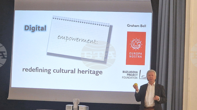 Дигиталните технологии променят из основи начина, по който се възприема и съхранява културното наследство, каза арх. Греъм Бел