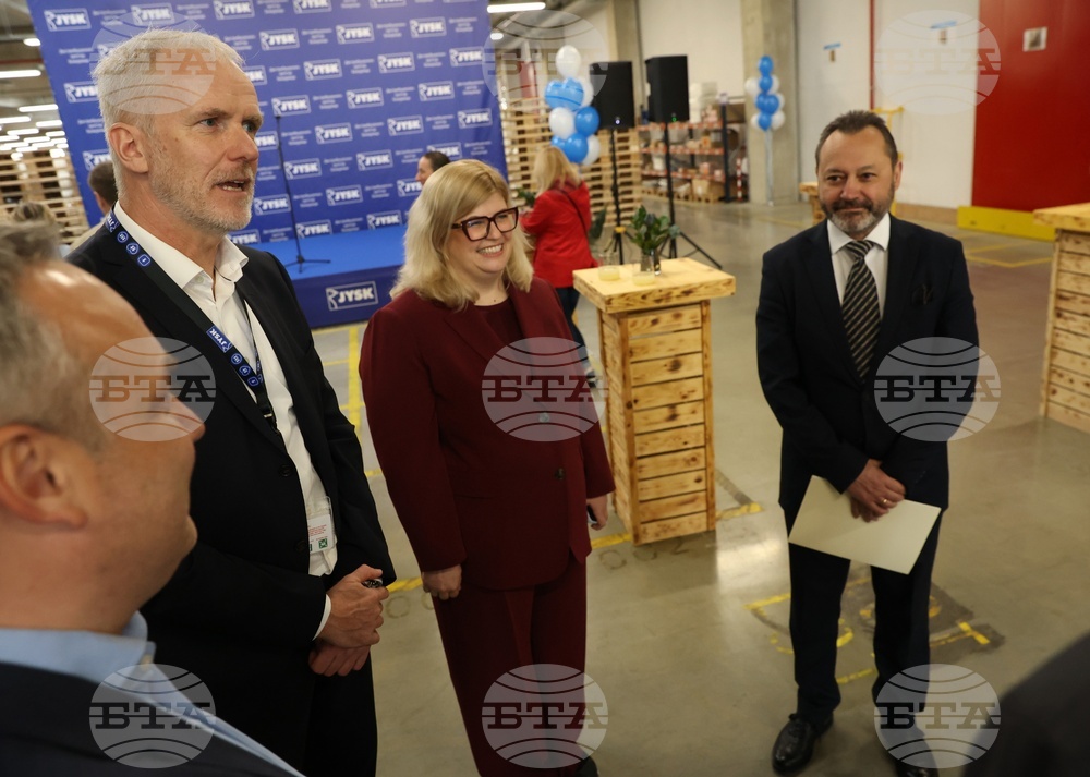 Божурище - Дистрибуционен център на „Юск" (JYSK) - първа копка