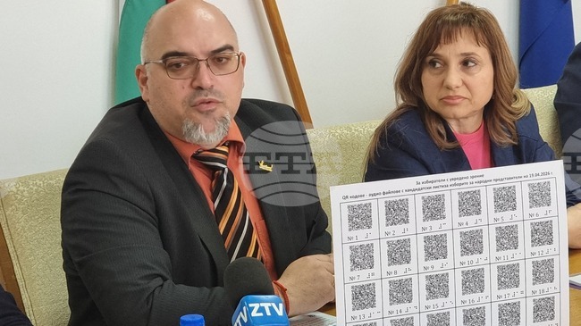 Екип на Областна администрация – Плевен изработи специални табла за хора с увредено зрение с информация за кандидатските листи