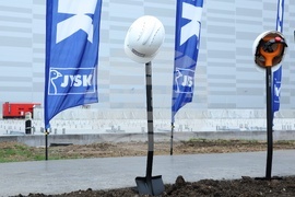 Божурище - Дистрибуционен център на „Юск" (JYSK) - първа копка