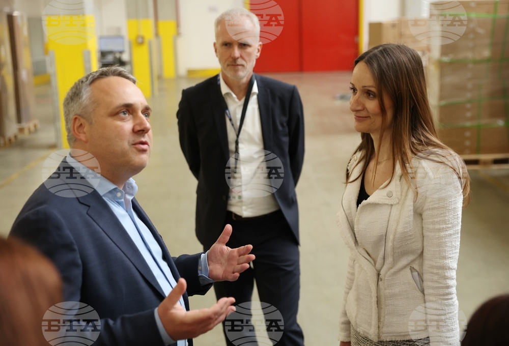 Божурище - Дистрибуционен център на „Юск" (JYSK) - първа копка