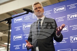 Божурище - Дистрибуционен център на „Юск" (JYSK) - първа копка - Флеминг Стендер