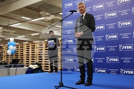 Божурище - Дистрибуционен център на „Юск" (JYSK) - първа копка - Флеминг Стендер