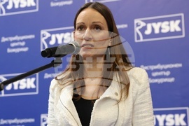 Божурище - Дистрибуционен център на „Юск" (JYSK) - първа копка - Ирина Щонова