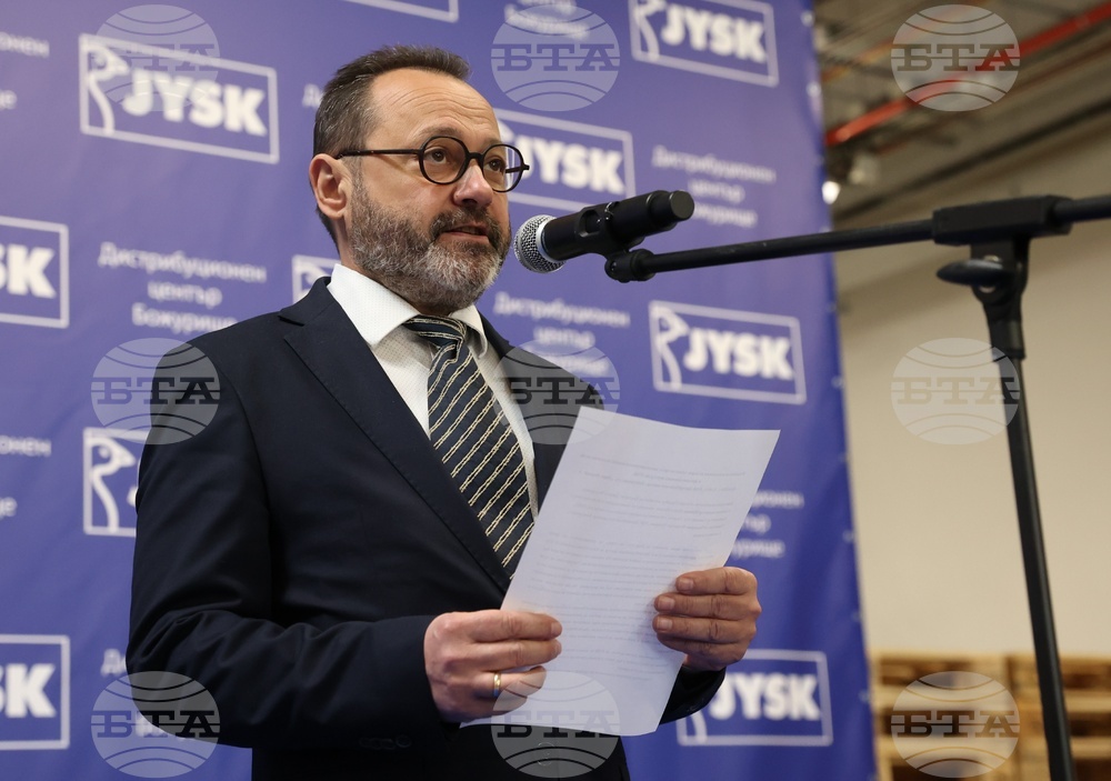 Божурище - Дистрибуционен център на „Юск" (JYSK) - първа копка - Николай Найденов