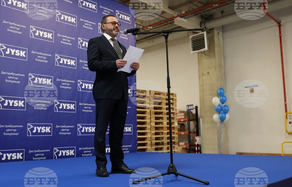 Божурище - Дистрибуционен център на „Юск" (JYSK) - първа копка - Николай Найденов