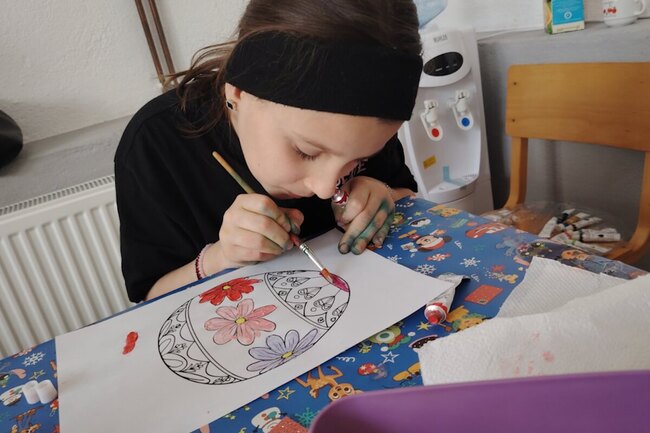 Българо-сръбският център във Враня организира детска великденска работилница